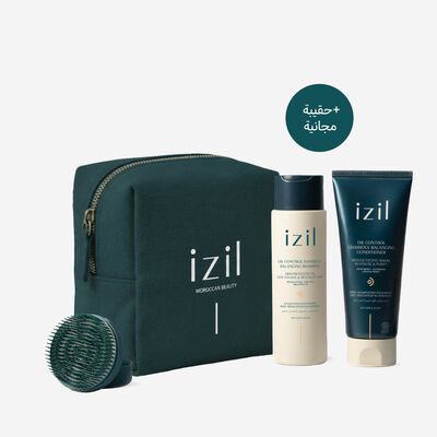 ثنائي التوازن والتحكّم في الزيوت للشعر