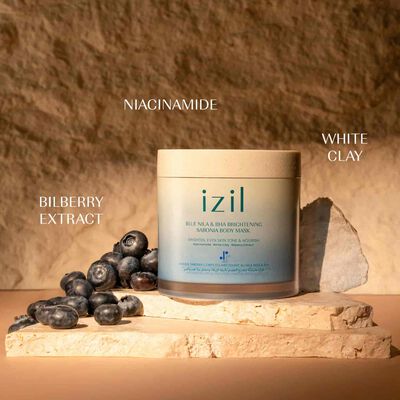 Blue Nila & BHA Brightening Sabonia Body Mask hover view