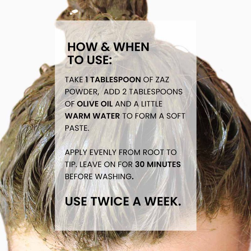Al Zaz Powder For Hair Shine image number null